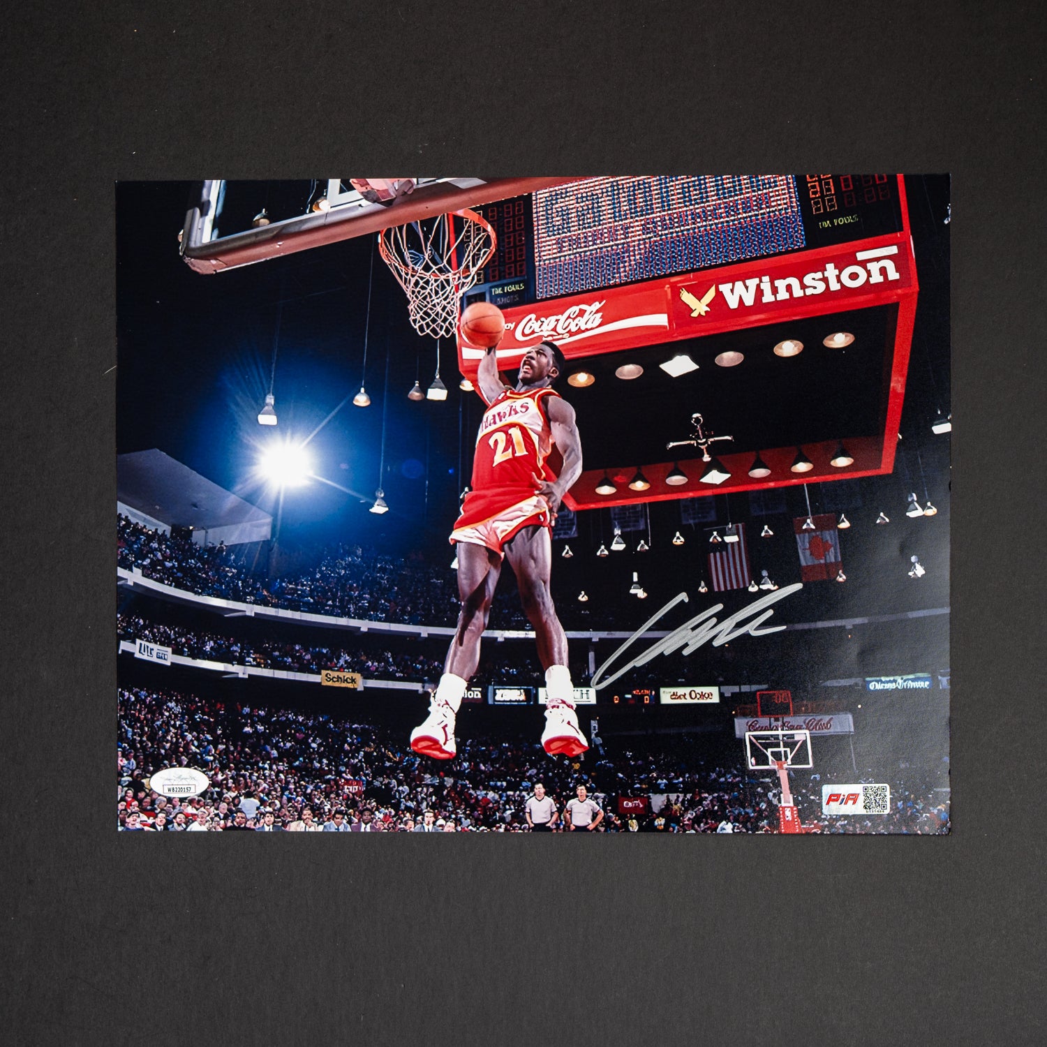 Foto Firmada - Dominique Wilkins